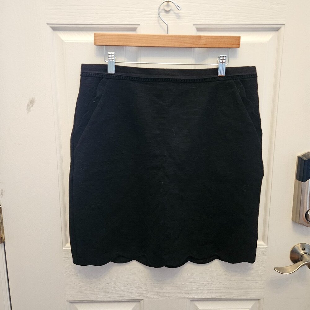 Mini Skirt with Scalloped Details